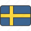 country, european, flag, swede, sweden, swedish, national 
