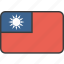 asian, country, flag, taiwan, taiwanese, national 