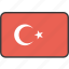 asian, country, flag, turkey, turkish, national 