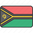 country, flag, vanuatu, national
