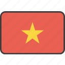 asian, country, flag, vietnam, vietnamese, national