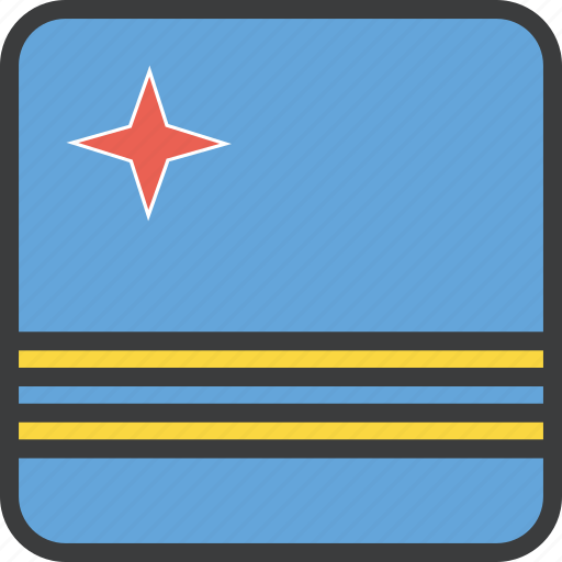 Aruba, country, flag icon - Download on Iconfinder
