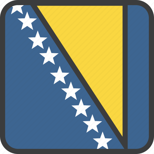 Bosnia, country, european, flag, herzegovina icon - Download on Iconfinder
