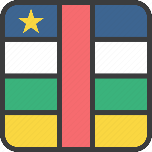 African, central, country, flag, republic icon - Download on Iconfinder