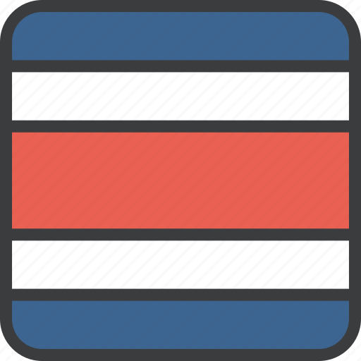Costa, country, flag, rica icon - Download on Iconfinder
