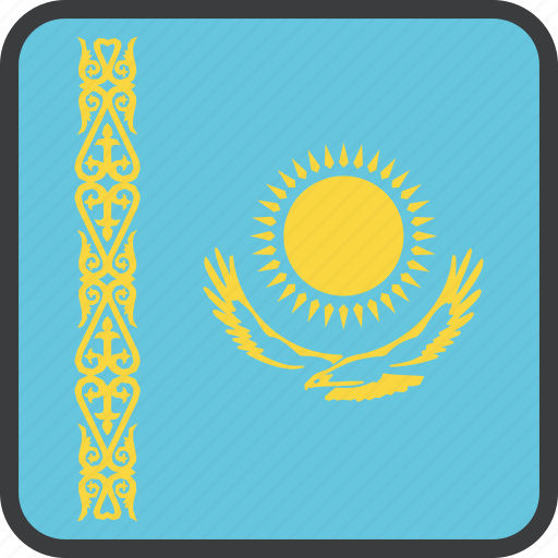 Asian, country, flag, kazakh, kazakhstan icon - Download on Iconfinder