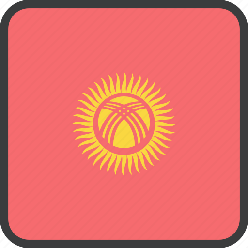 Asian, country, flag, kyrgyzstan icon - Download on Iconfinder