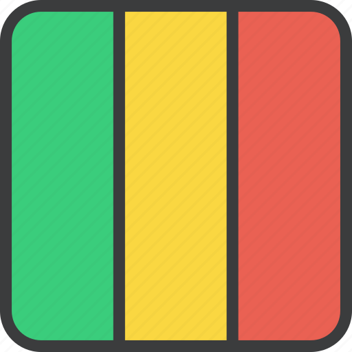 African, country, flag, mali icon - Download on Iconfinder