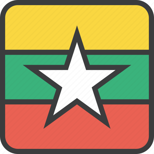 Asian, burma, burmese, country, flag, myanmar icon - Download on Iconfinder