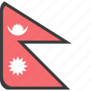 asian, country, flag, nepal, nepali