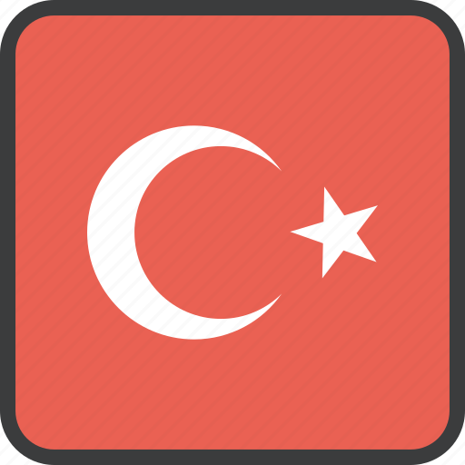 Asian, country, flag, turkey, turkish icon - Download on Iconfinder
