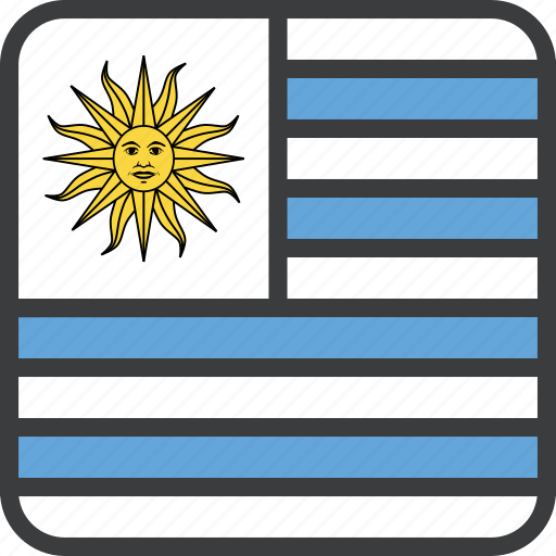 Country, flag, uruguay icon - Download on Iconfinder