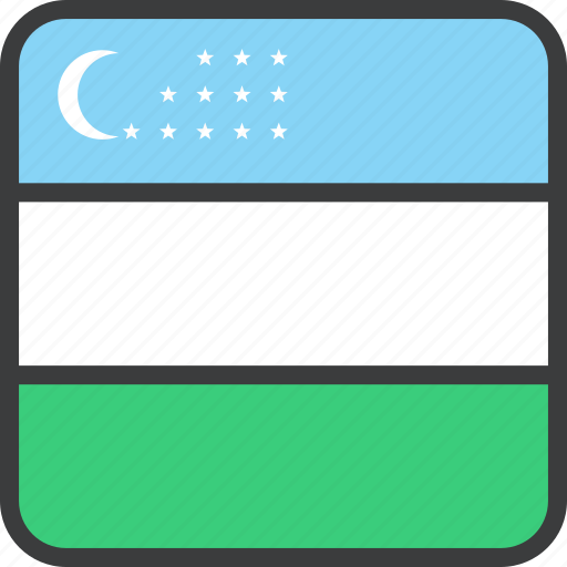 Asian, country, flag, uzbekistan icon - Download on Iconfinder