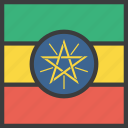 african, country, ethiopia, ethiopian, flag