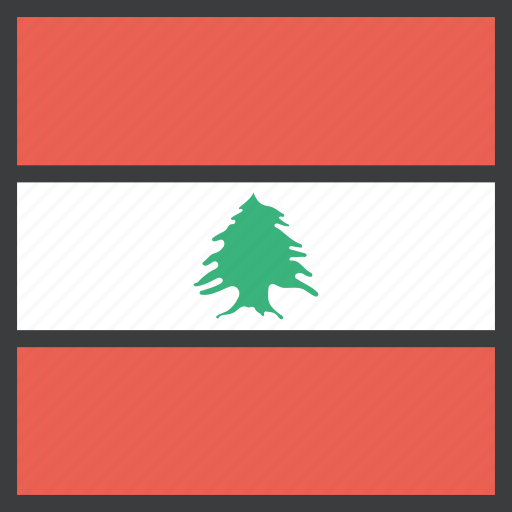 Asian, country, flag, lebanese, lebanon icon - Download on Iconfinder