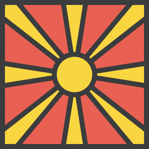 Asian, country, flag, macedonia, macedonian icon - Download on Iconfinder