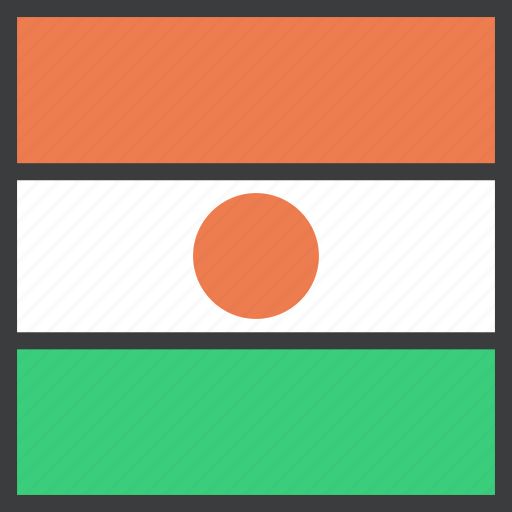 African, country, flag, niger icon - Download on Iconfinder