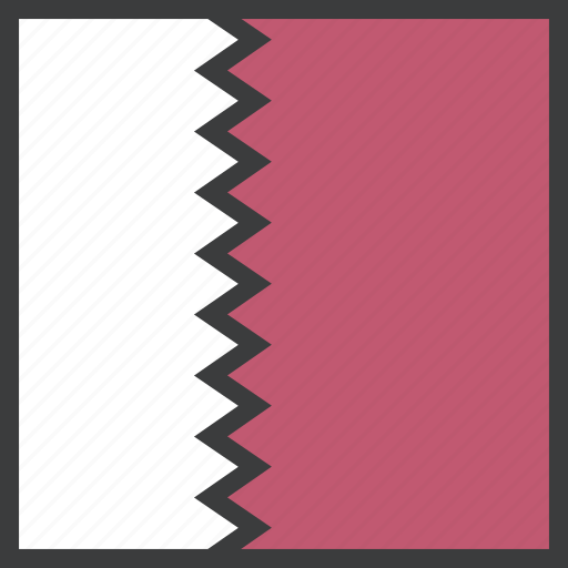 Asian, country, flag, qatar, qatari icon - Download on Iconfinder