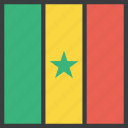 african, country, flag, senegal