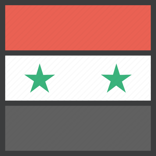Asian, country, flag, syria, syrian icon - Download on Iconfinder