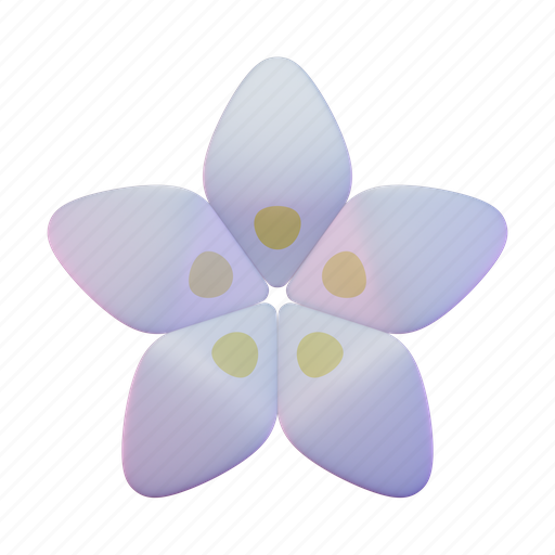 Jasmine, flower, petal, nature 3D illustration - Download on Iconfinder