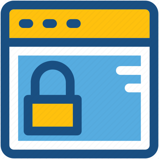 Internet password, internet security, web locked, web security, website icon - Download on Iconfinder