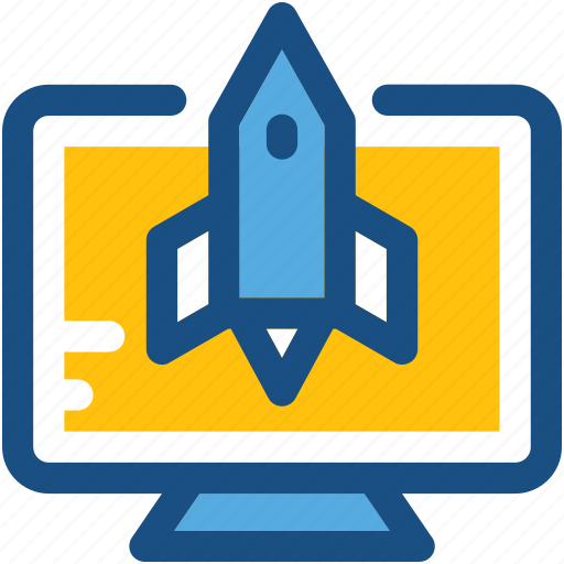 Missile, online startup, rocket, spaceship, startup launch icon - Download on Iconfinder