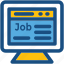 job post, job webpage, position, situation, website 