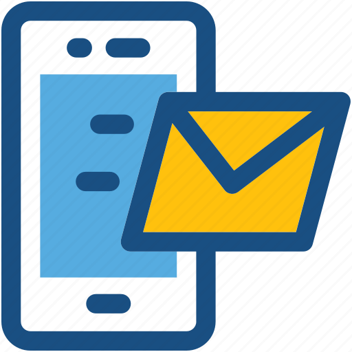 Message, mobile, mobile email, mobile massage, send email icon - Download on Iconfinder