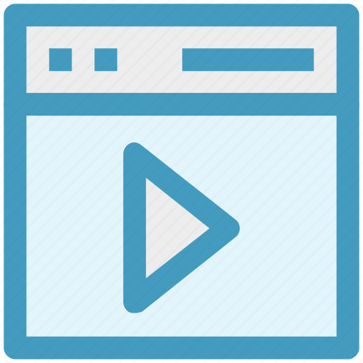 Media, multimedia, music, player, video, window icon - Download on Iconfinder