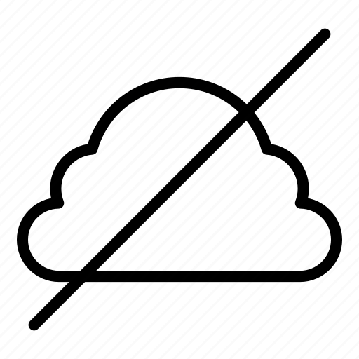 Cloud, disconnection, offline icon - Download on Iconfinder