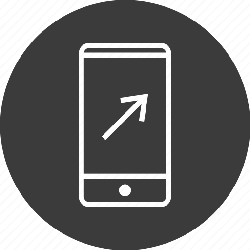 Arrow, cell, connect, phone icon - Download on Iconfinder