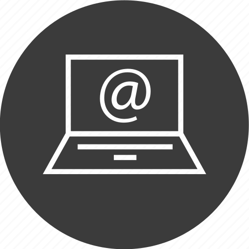 Address, at, computer, email, laptop, mail icon - Download on Iconfinder