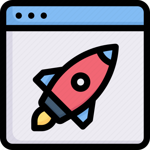 Internet marketing, launch, rocket, startup icon - Download on Iconfinder