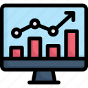 chart, computer, internet marketing, online analytic