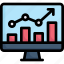 chart, computer, internet marketing, online analytic 