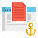 anchor, coding, text