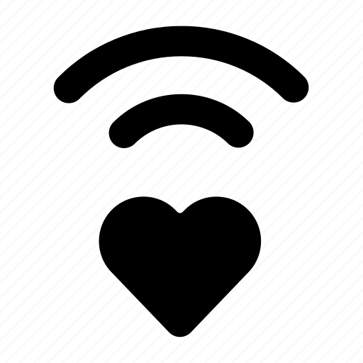 Wifi, heart, server, wireless, favorite, internet, like icon - Download on Iconfinder