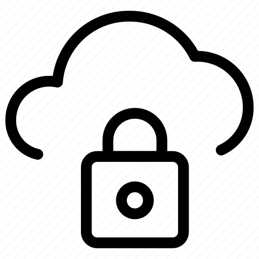 Cloud, internet, lock, padlock, secuirity, secure, server icon - Download on Iconfinder