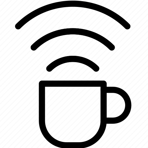 Coffee, cup, internet, mug, network, server, wireless icon - Download on Iconfinder