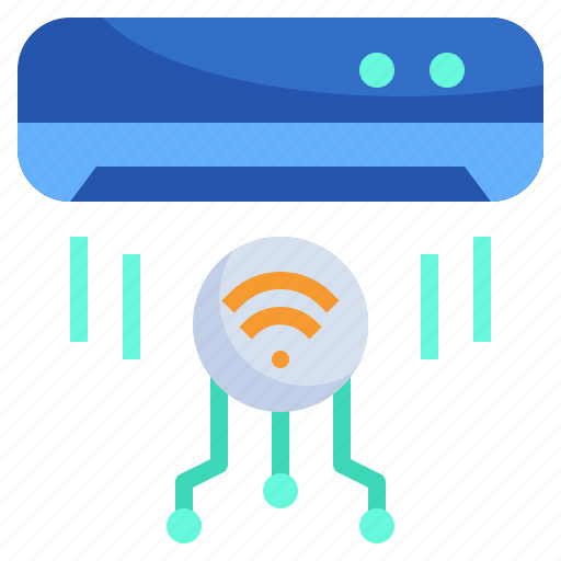 Air, conditioner, elecronics, wifi, connection, technology icon - Download on Iconfinder