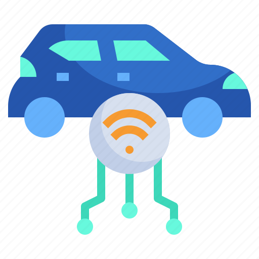 Car, transport, vehicle, wifi, technology icon - Download on Iconfinder