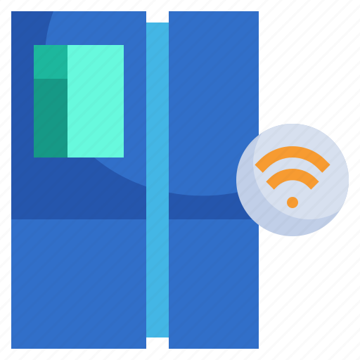 Fridge, refrigerator, wifi, connection, technology icon - Download on Iconfinder