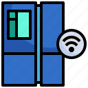 fridge, refrigerator, wifi, connection, technology