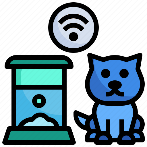 Pet, feeder, smart, home, wireless, wifi icon - Download on Iconfinder
