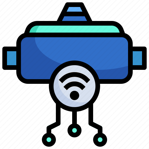 Vr, wifi, connection, technology, glasses icon - Download on Iconfinder