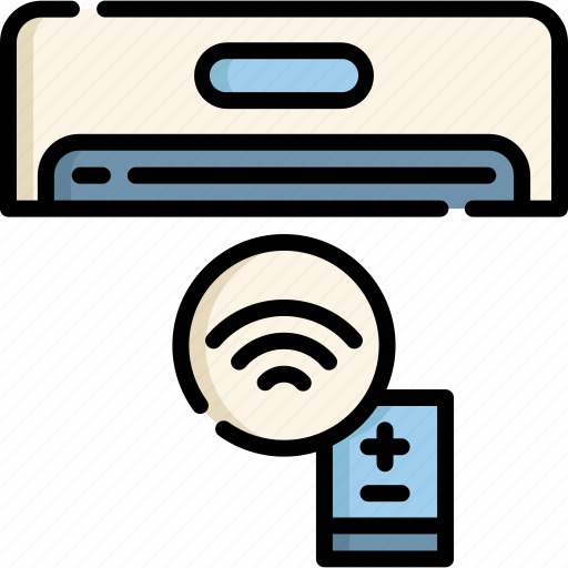 Air, conditioning, internet, wireless, cloud, online icon - Download on Iconfinder