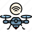 drone, internet, wireless, cloud, online 