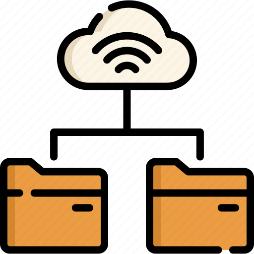 File, sharing, internet, wireless, cloud, online, folder icon - Download on Iconfinder