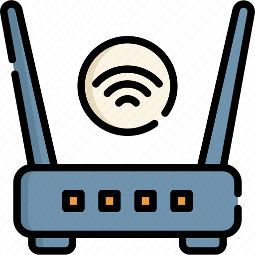 Router, internet, wireless, cloud, online, network icon - Download on Iconfinder